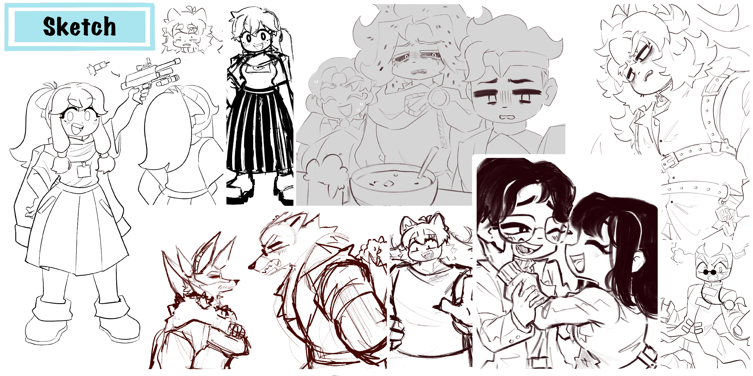 Sketch / Lineart Examples